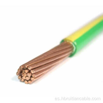 15 mm de 25 mm precio de cable de alambre eléctrico varado de cobre